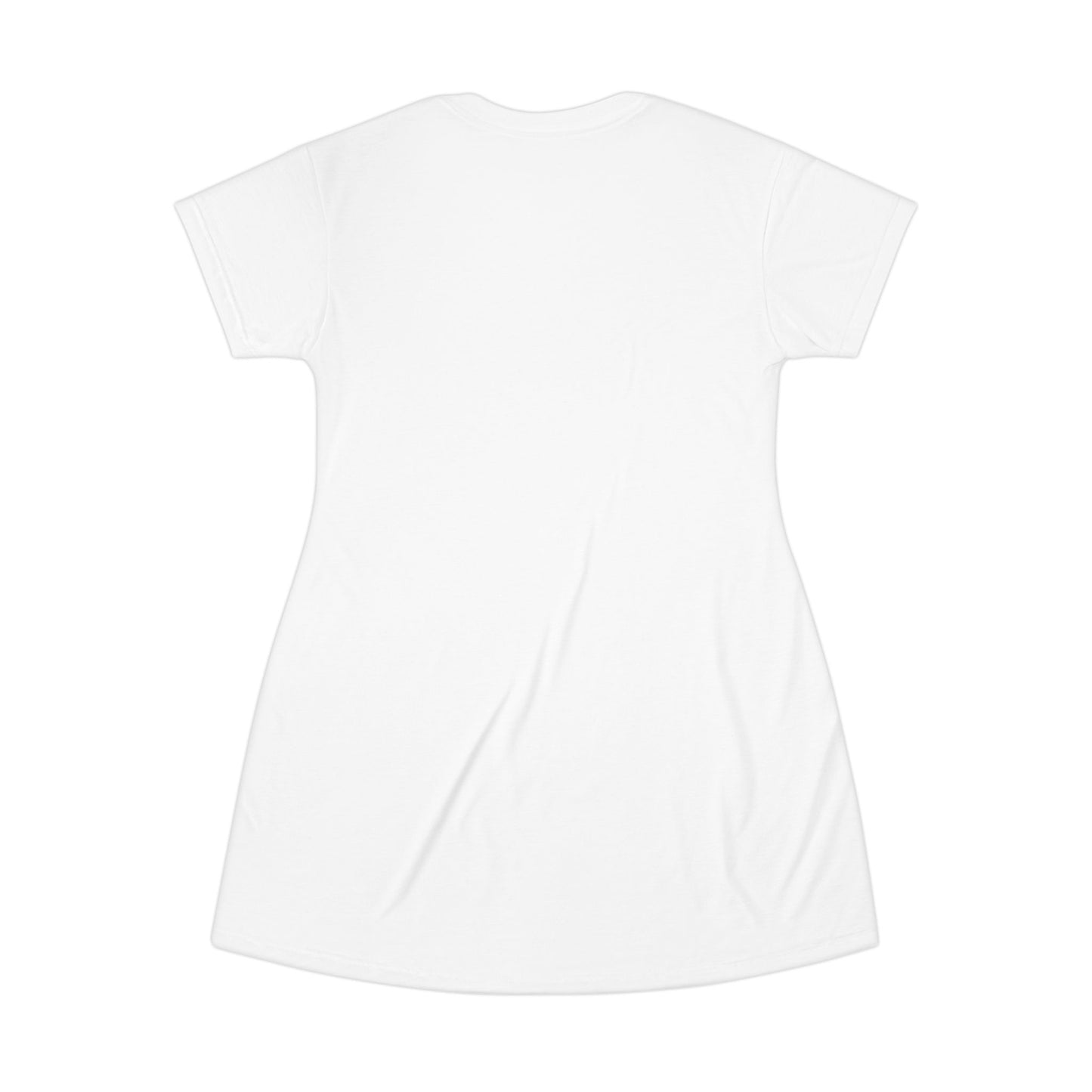 Chic Abstract T-Shirt Dress, Casual Streetwear, Comfortable Summer Dress, Graphic Tee Dress, Trendy Lounge Wear