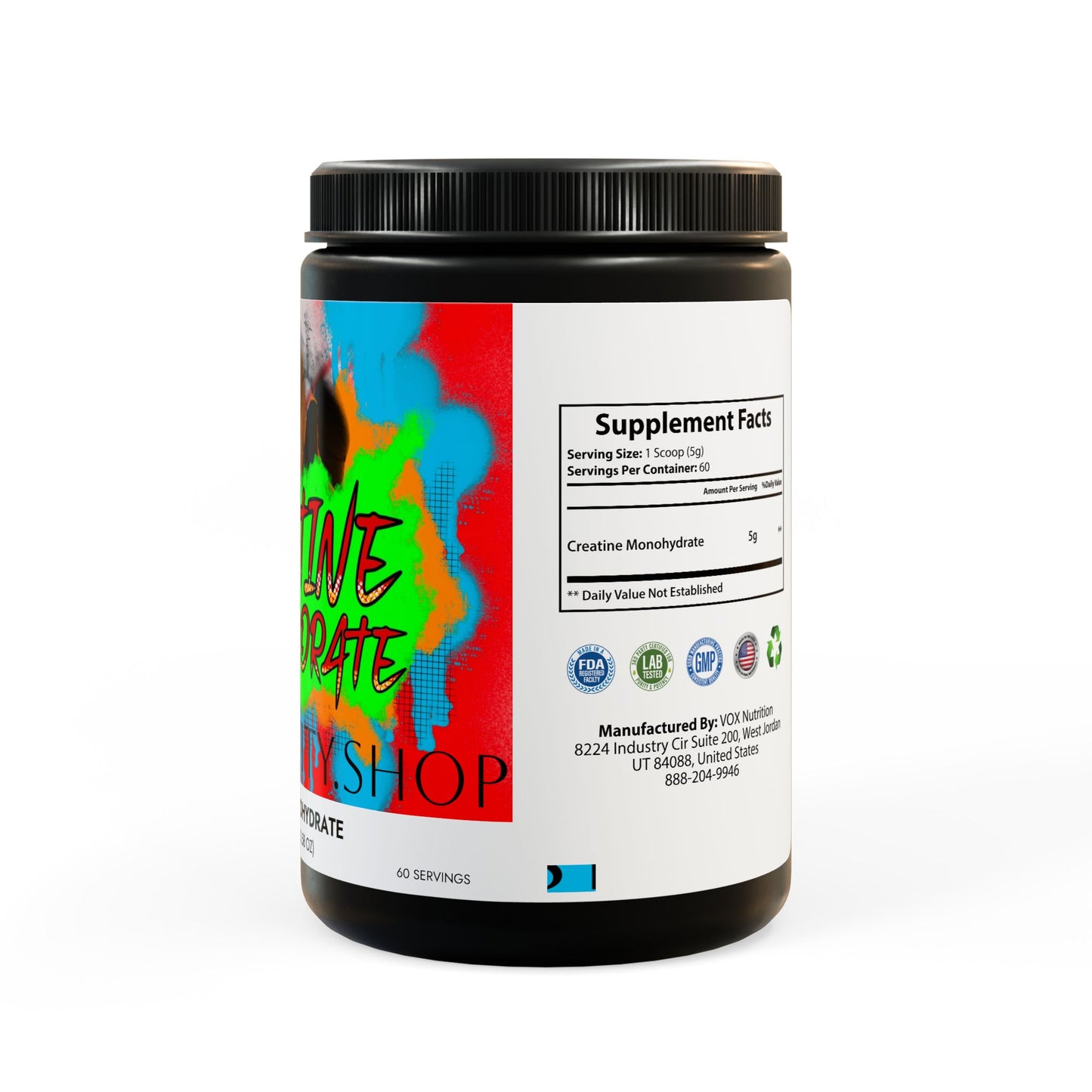 Creatine Monohydrate Supplement (300g, 10.58oz)