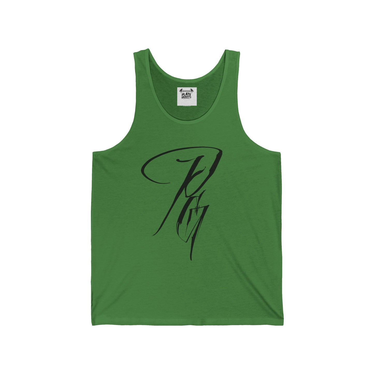Stylish Unisex Jersey Tank with Elegant Script Design, Summer Essential, Pool Party Wear, Gym Top, Gift for Friends