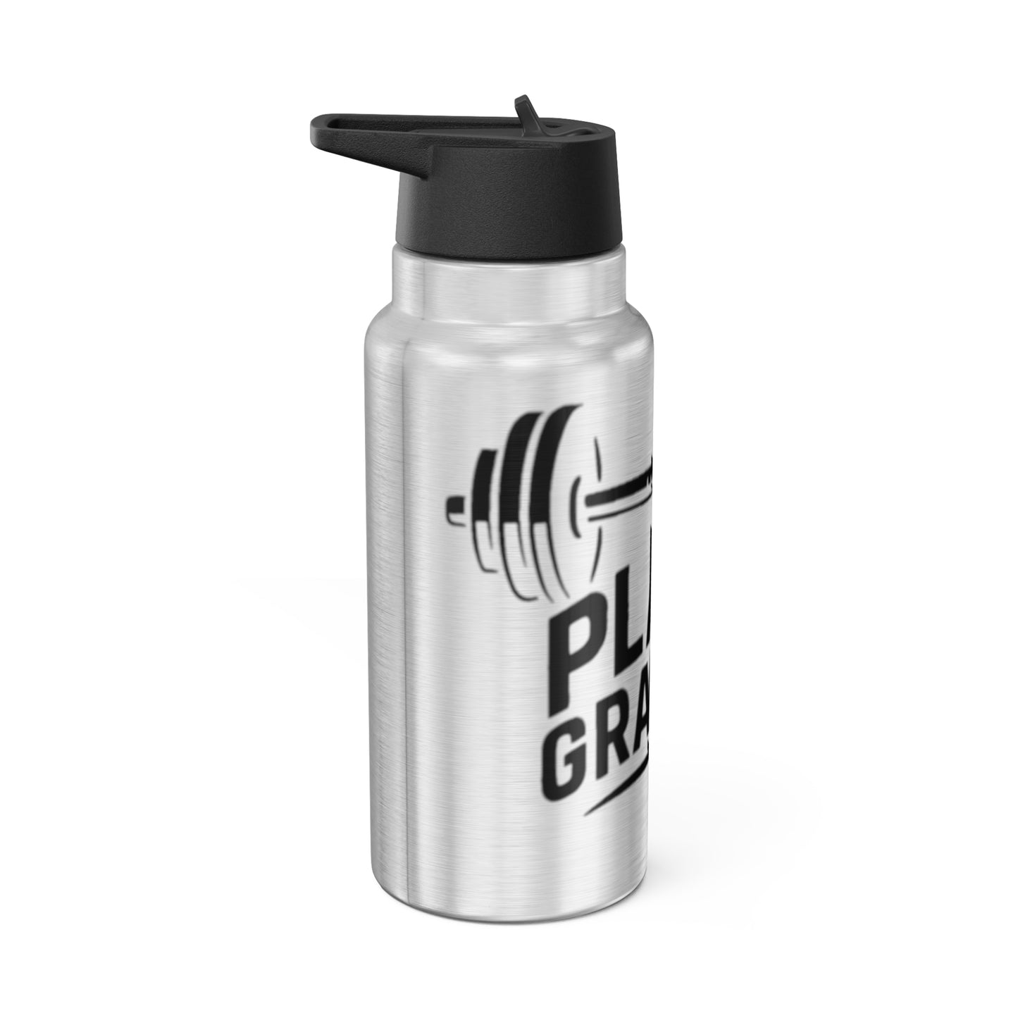 Gator Tumbler with Motivational Gym Quote, Fitness Water Bottle, 32oz Steel Sports Flask, Workout Hydration Mug, Custom Gym Gift