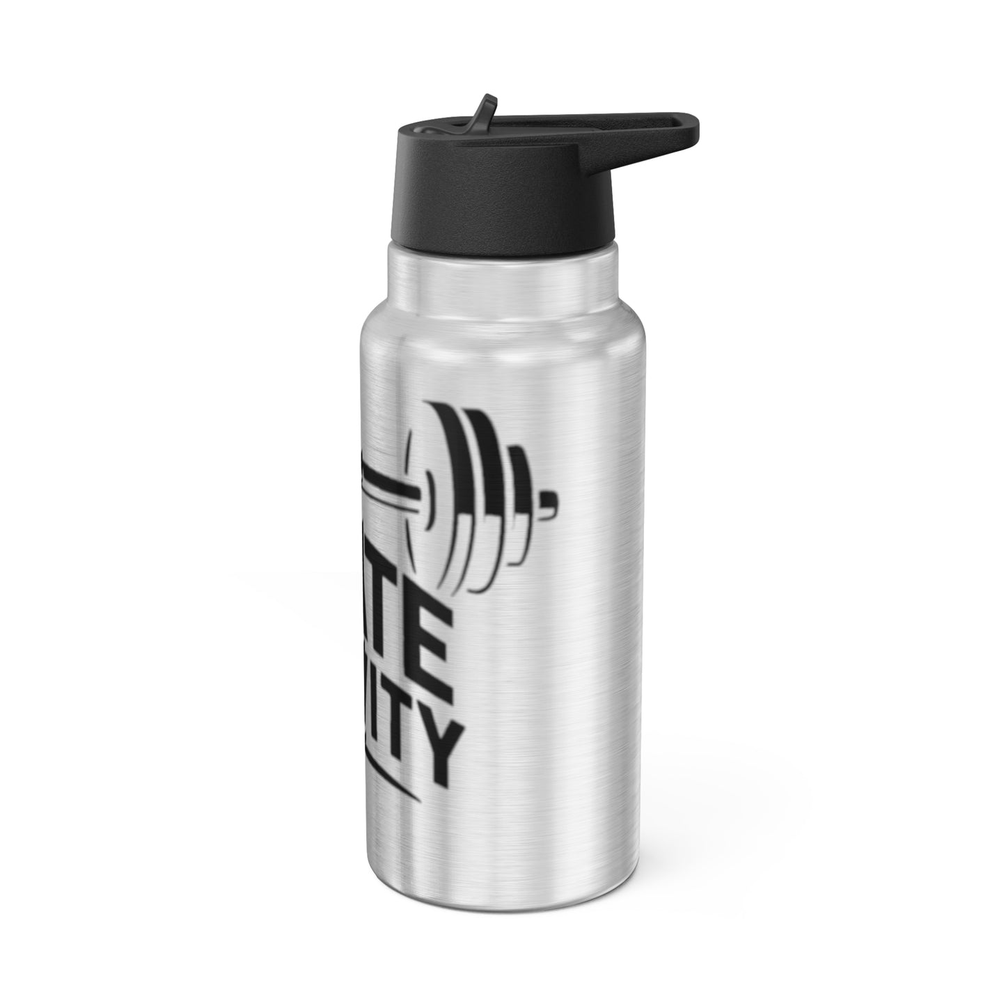 Gator Tumbler with Motivational Gym Quote, Fitness Water Bottle, 32oz Steel Sports Flask, Workout Hydration Mug, Custom Gym Gift