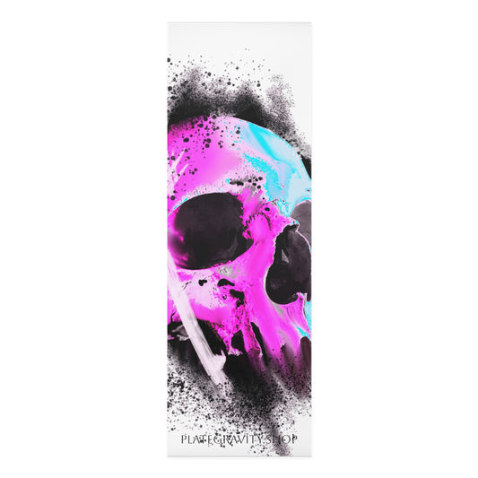 Stylish Skull Foam Yoga Mat | Unique Workout Gear, Fitness Accessories, Colorful Exercise Mat, Yoga Lover Gift, Home Gym Essential