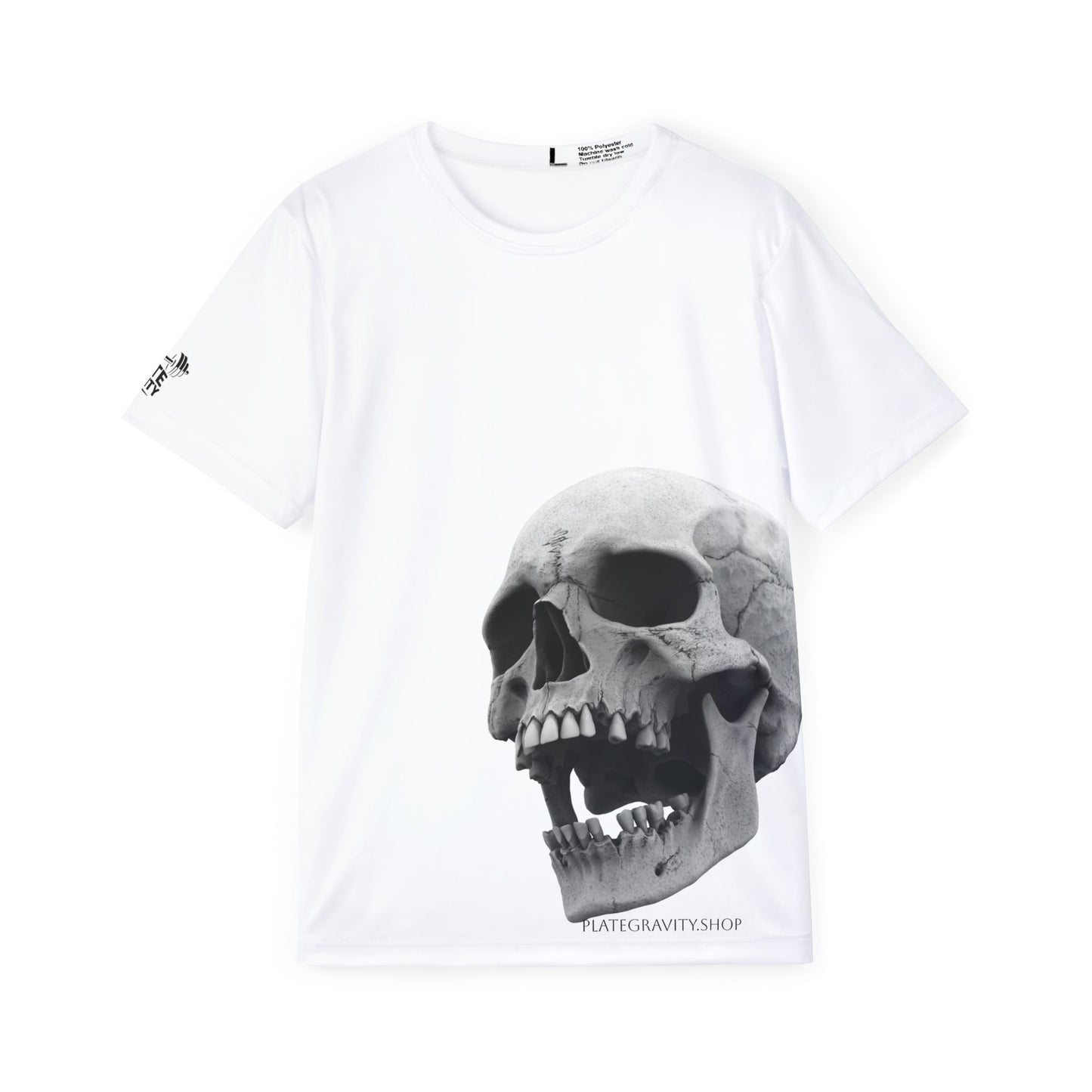 Men's Skull Graphic Sports Jersey, Athletic Wear, Unique Gym Shirt, Halloween Costume Top, Edgy Fashion Apparel, Gift for Him