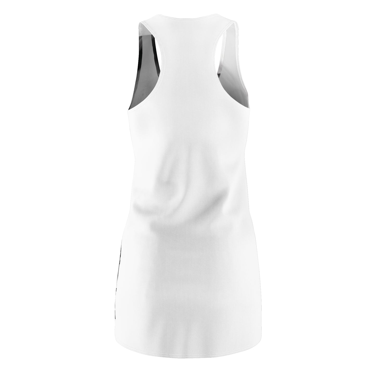 Gothic Skull Racerback Dress, Alternative Fashion Dress, Edgy Summer Dress, AOP Tank Dress, Halloween Party Outfit