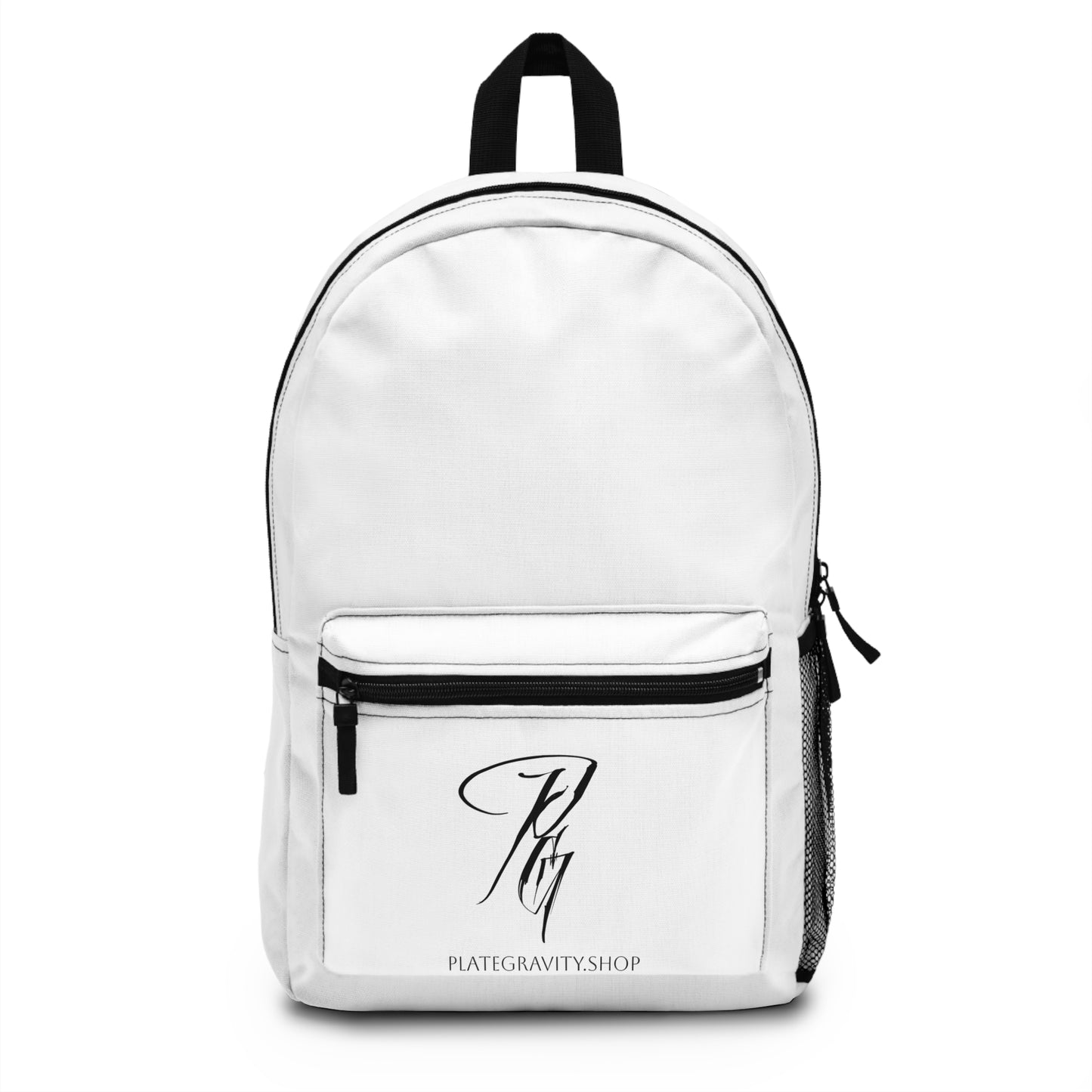 Minimalist White Backpack for School, Travel, or Daily Use - Perfect for Students, Adventurers, and Gift Giving