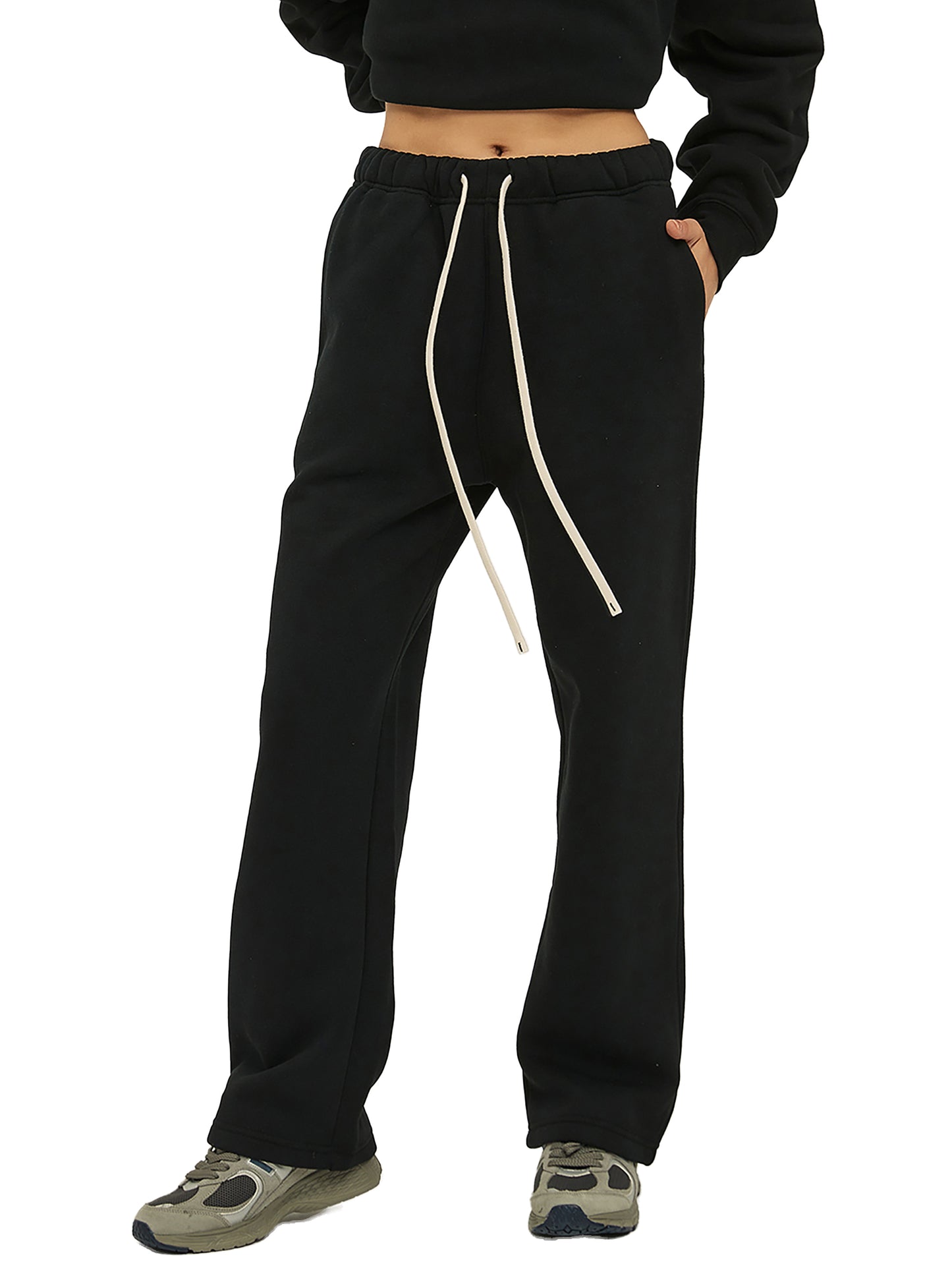 Unisex  Fleece Straight Leg Pant